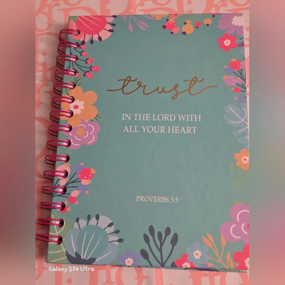 Religious Scripture Inspirational Notebook & Bag Charm NEW
